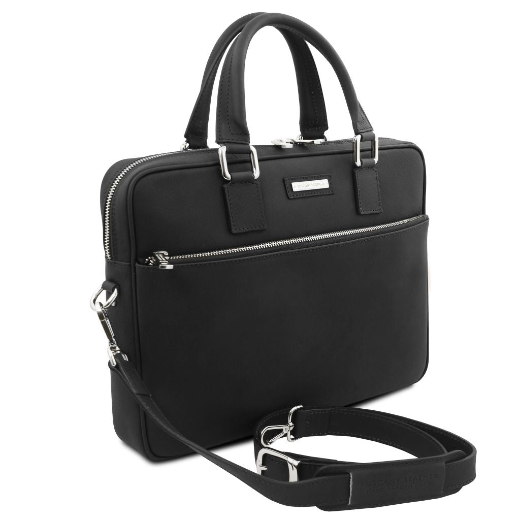 ferrara-leather-laptop-briefcase-tl142620 - Musta - kuva 2