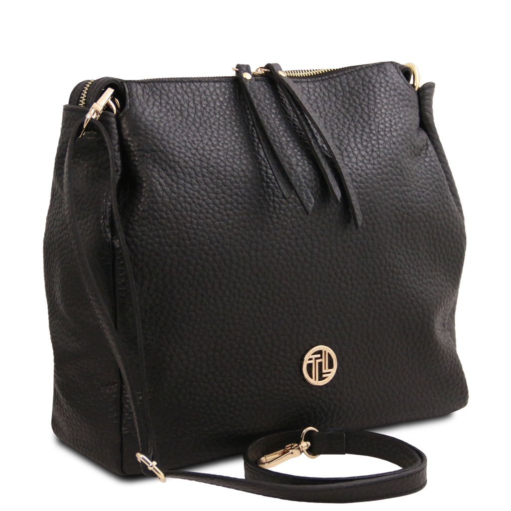 amy-soft-leather-shopping-bag-tl142385 - Musta - kuva 2