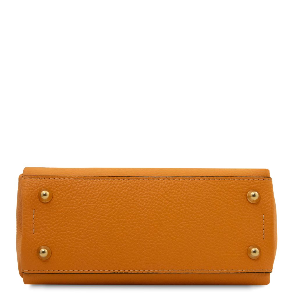abby-leather-handbag-tl142500 - Aprikoosi - kuva 3