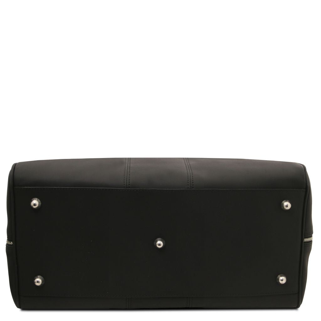 lisbona-travel-leather-duffle-bag-small-size-tl142558 - Musta - kuva 4