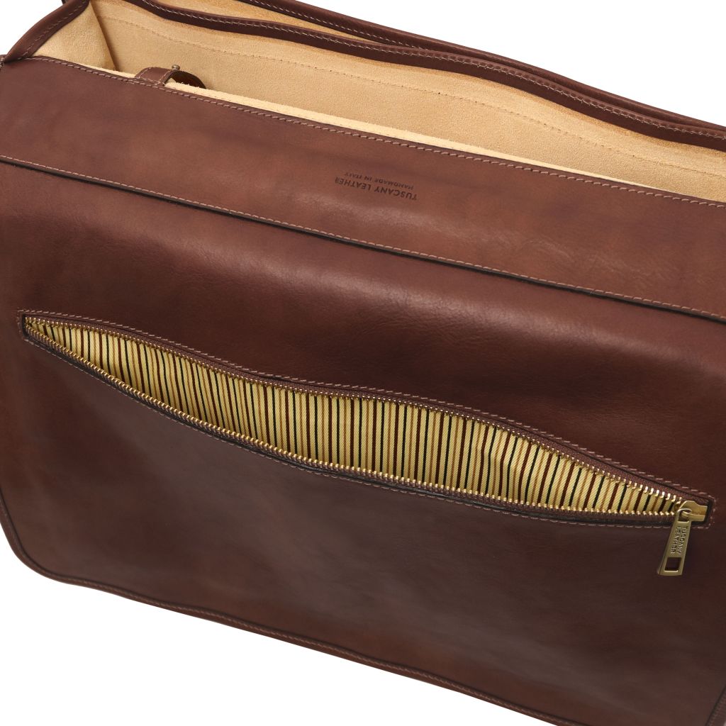 ancona-leather-messenger-bag-tl142073 - Ruskea - kuva 9