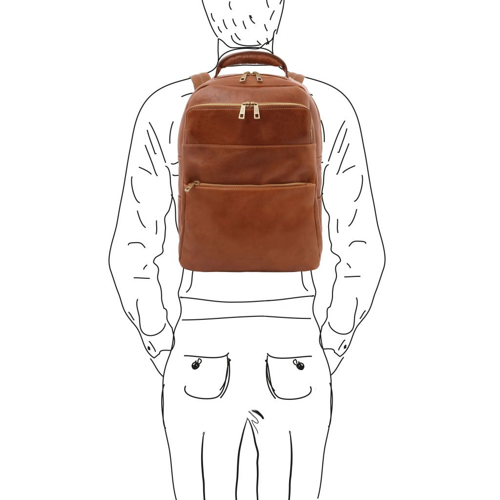 melbourne-leather-laptop-backpack-tl142205 - Luonnonväri - kuva 8