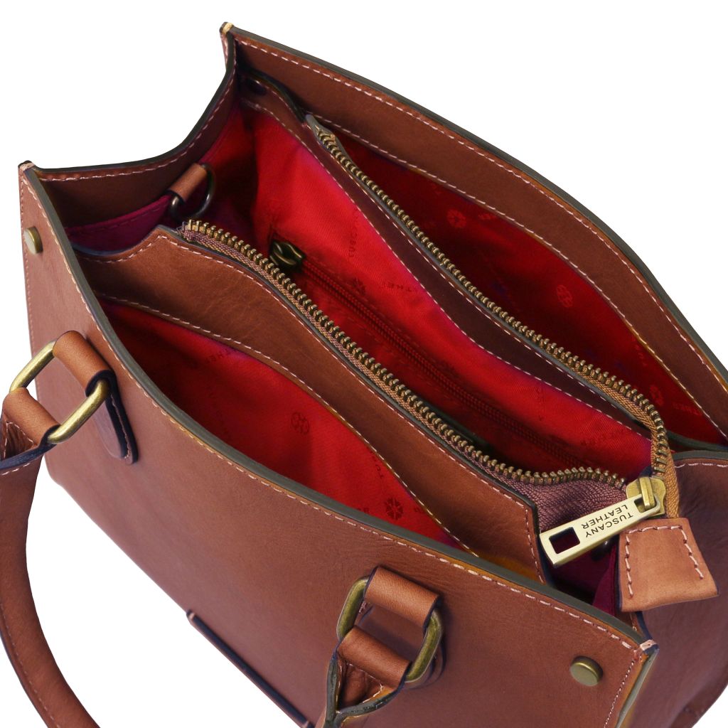 dama-leather-handbag-tl142564 - Ruskea - kuva 5