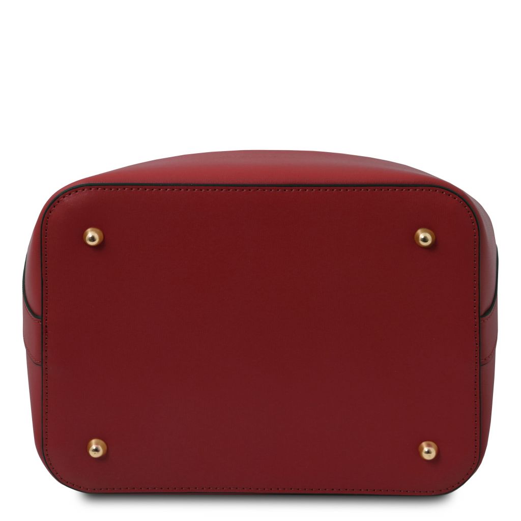 vittoria-leather-bucket-bag-tl141531 - Punainen - kuva 3
