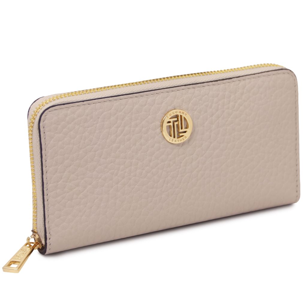 financier-exclusive-zip-around-leather-wallet-tl142494 - Beige - kuva 2