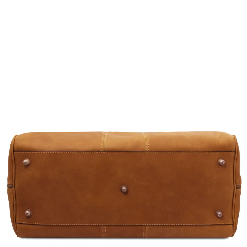 lisbona-travel-leather-duffle-bag-large-size-tl142557 - Luonnonväri - kuva 4