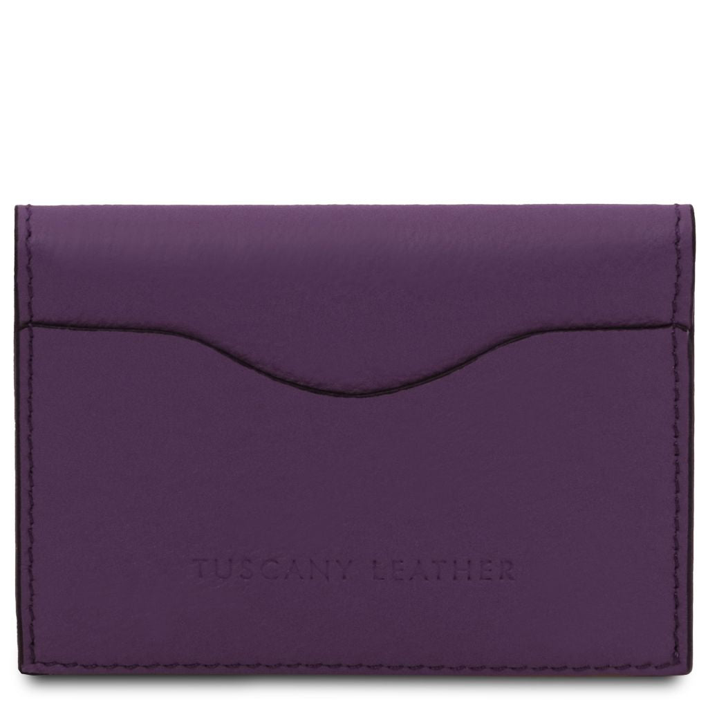 leather-business-card-credit-card-holder-tl142417 - Purppura - kuva 3