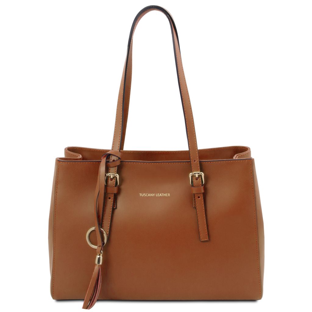 tl-bag-leather-shoulder-bag-tl142037 - Konjakki