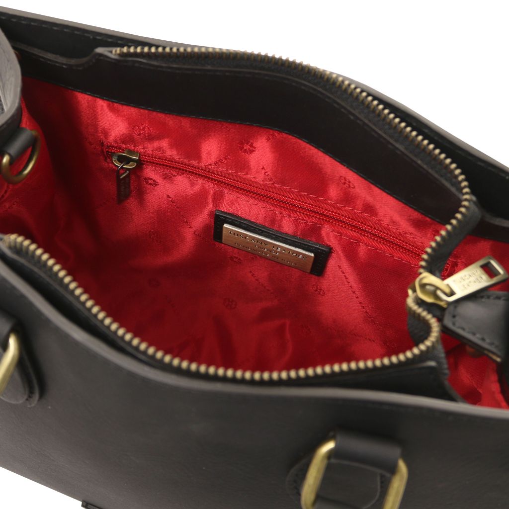 dama-leather-handbag-tl142564 - Musta - kuva 6