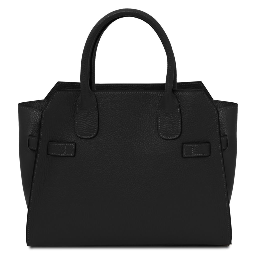 origami-leather-tote-tl142507 - Musta - kuva 3