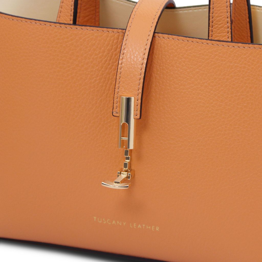 agatha-leather-handbag-tl142456 - Aprikoosi - kuva 5