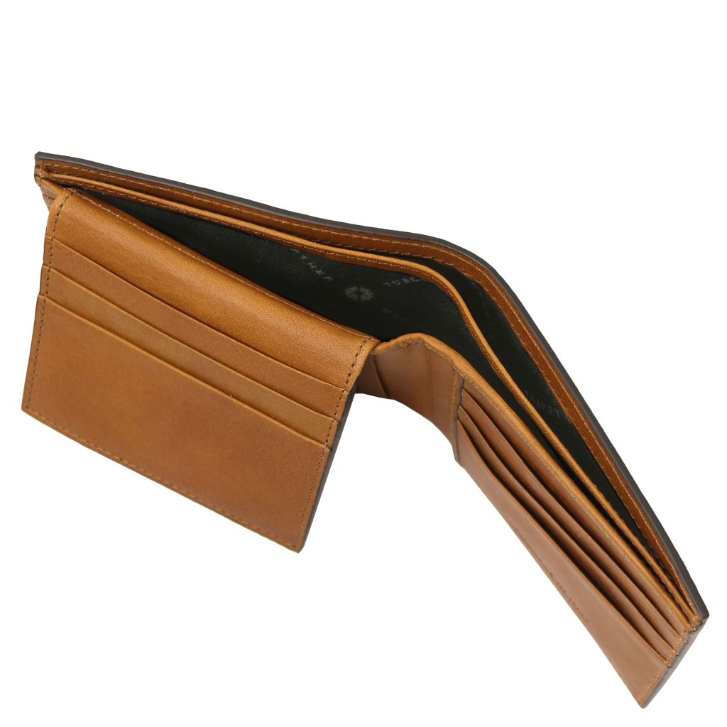 exclusive-3-fold-leather-wallet-for-men-tl142589 - Luonnonväri - kuva 5