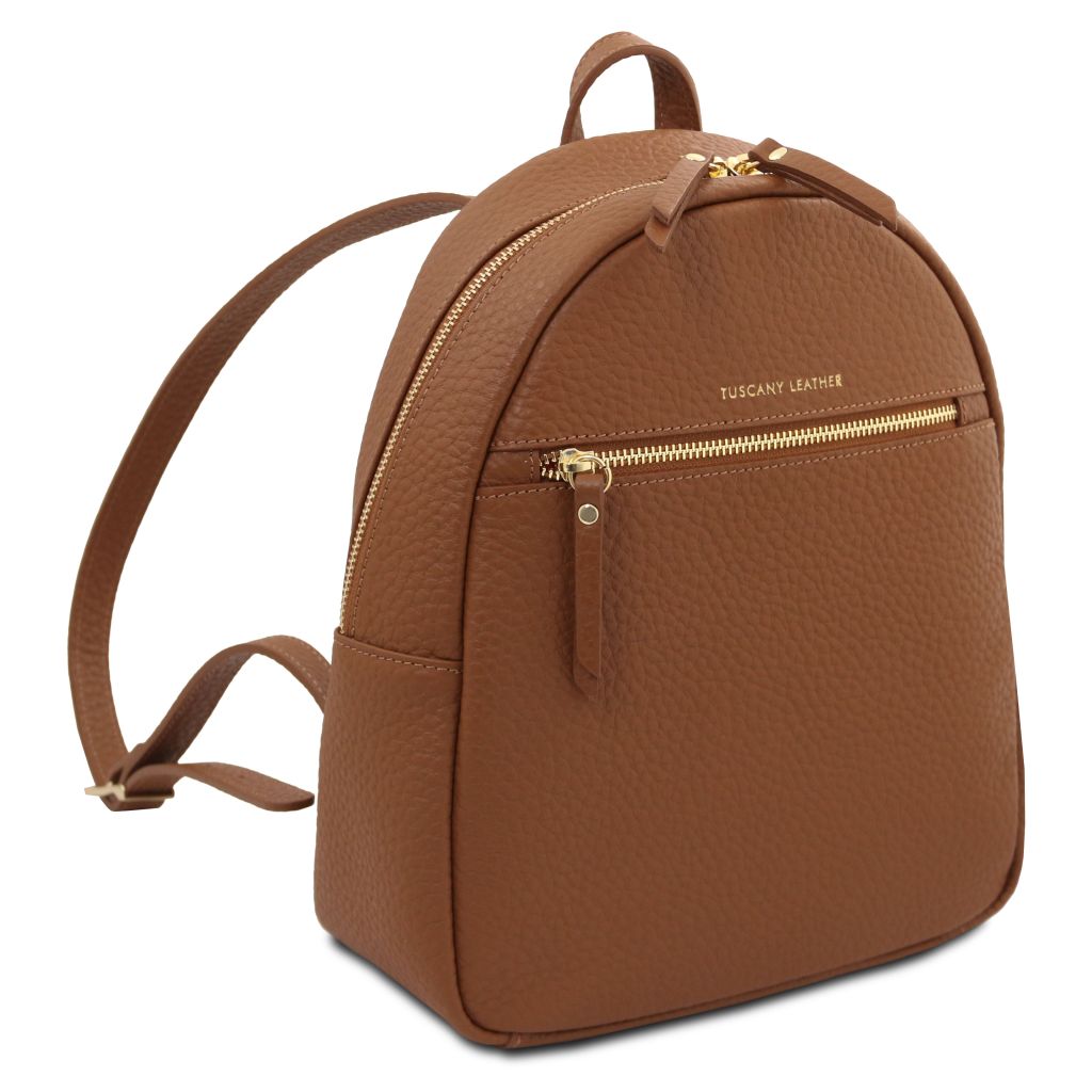 arco-leather-backpack-tl142584 - Konjakki - kuva 2