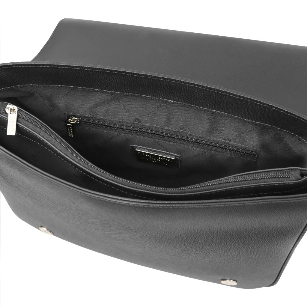 messenger-saffiano-leather-messenger-bag-tl142549 - Musta - kuva 6