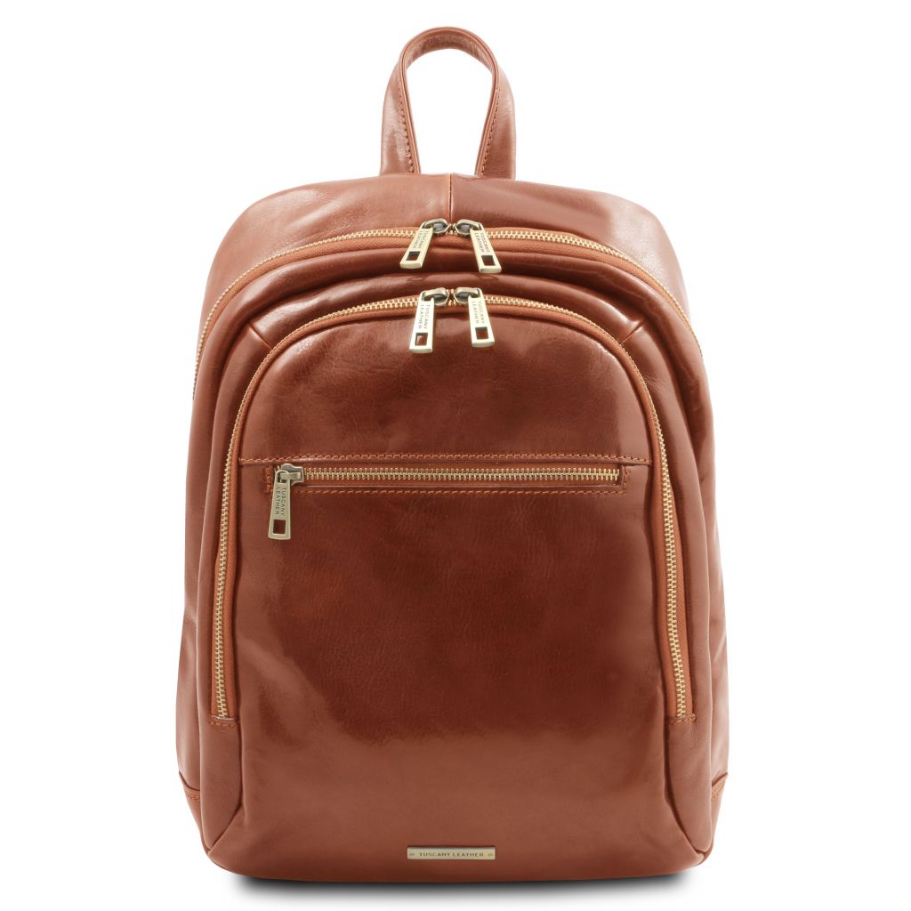 perth-2-compartments-leather-backpack-tl142049 - Hunaja