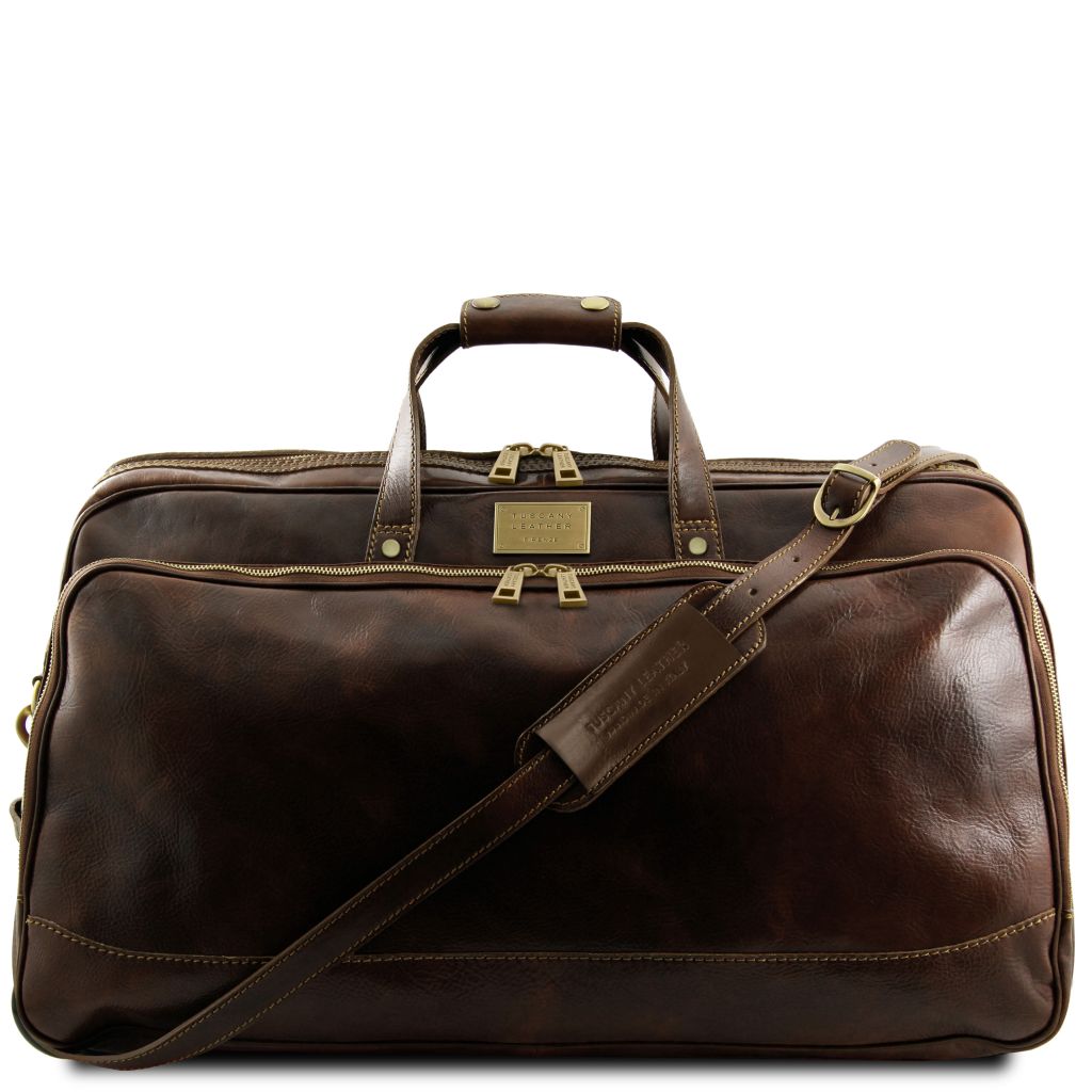 bora-bora-trolley-leather-bag-large-size-tl3067 - Tummanruskea