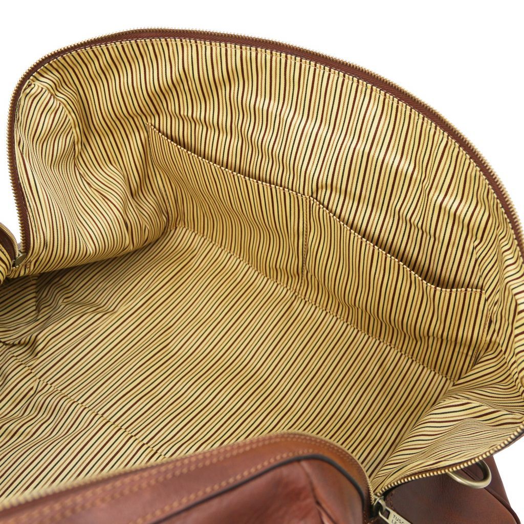 oslo-leather-travel-duffle-bag-weekender-bag-tl141913 - Ruskea - kuva 6