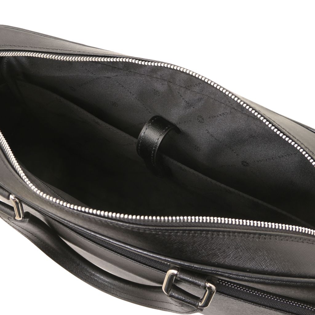 torino-saffiano-leather-laptop-briefcase-tl142551 - Musta - kuva 6
