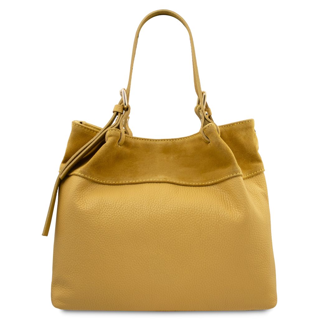 diade-soft-leather-shopping-bag-tl142587 - Keltainen - kuva 3