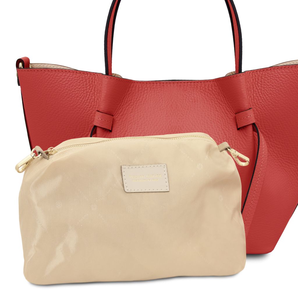 legame-leather-handbag-small-size-tl142482 - Koralli - kuva 6