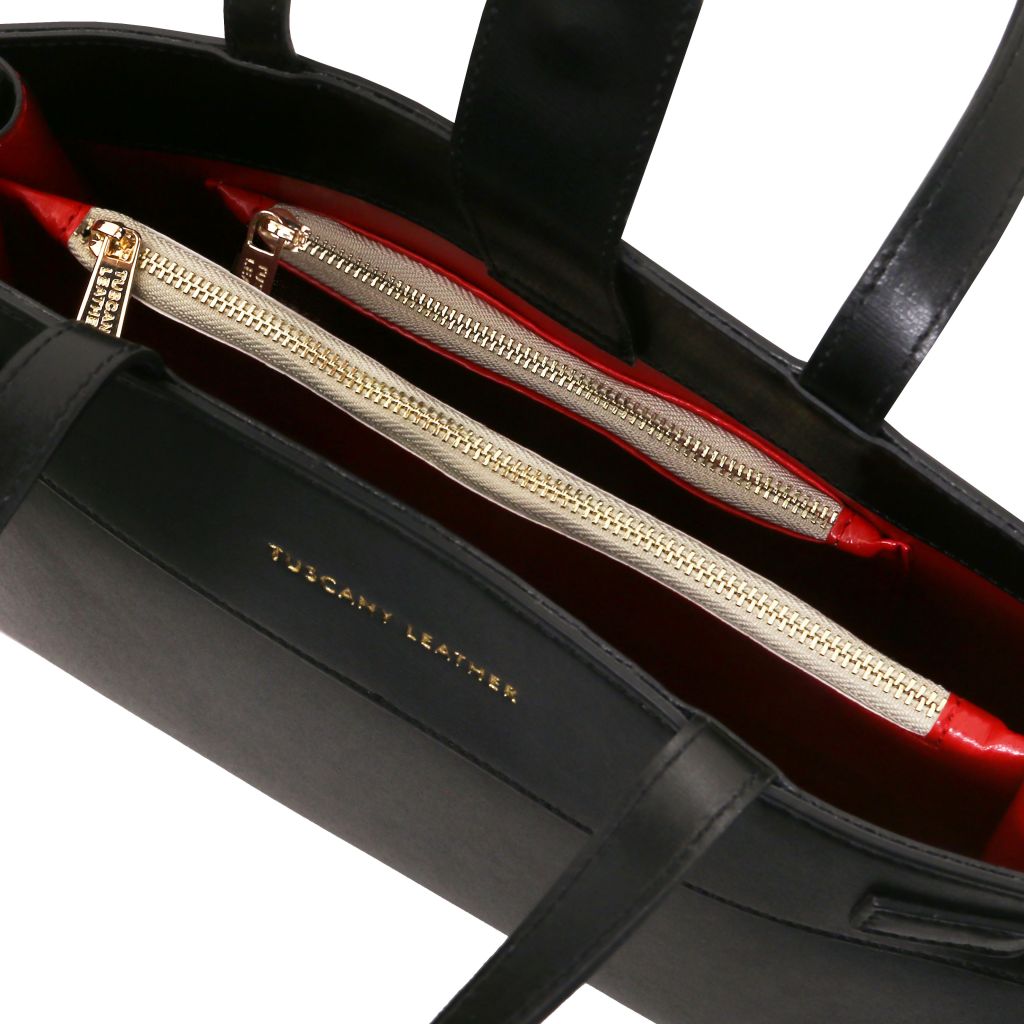 musa-leather-handbag-tl142560 - Musta - kuva 6