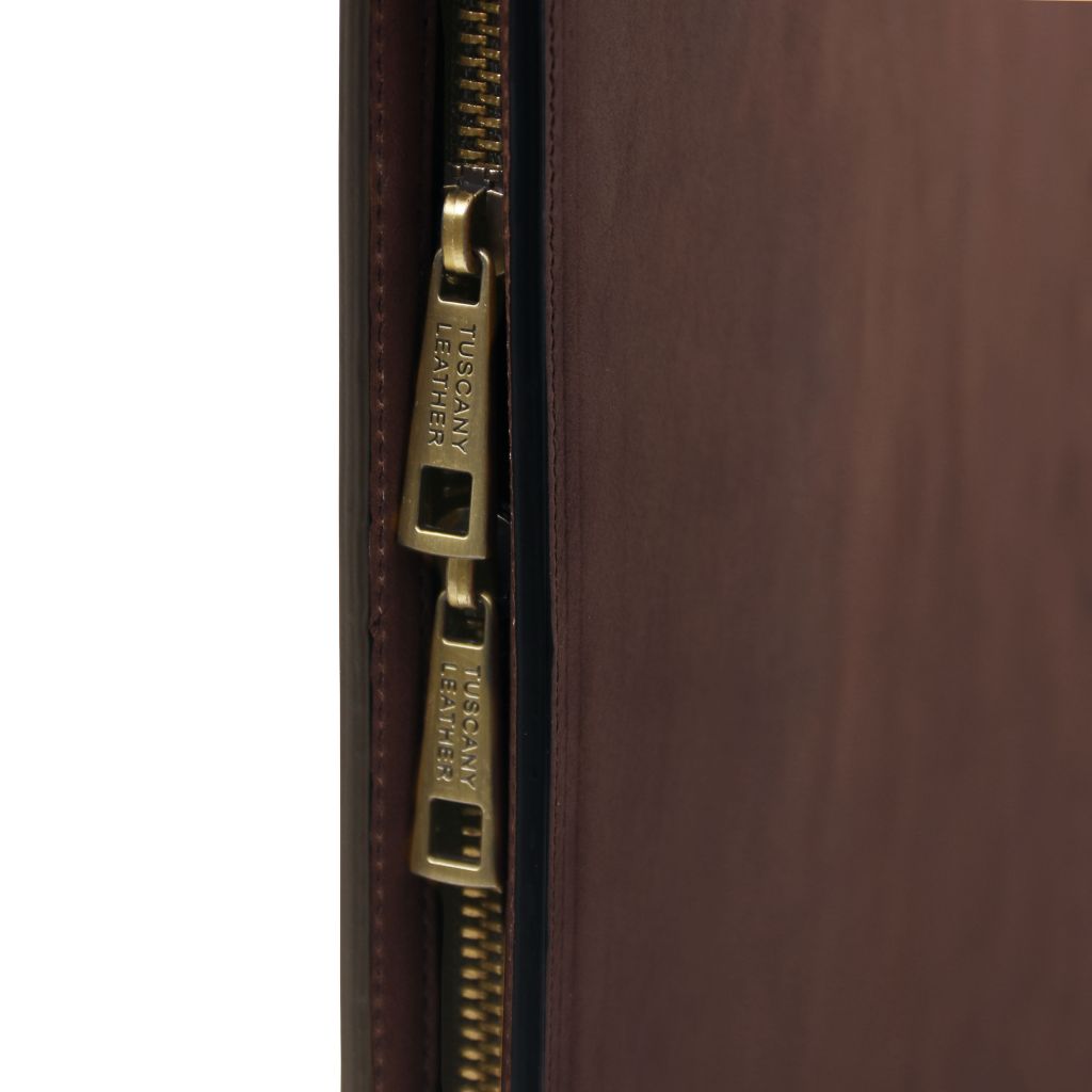 augusto-leather-document-case-with-ring-binder-tl142555 - Tummanruskea - kuva 4