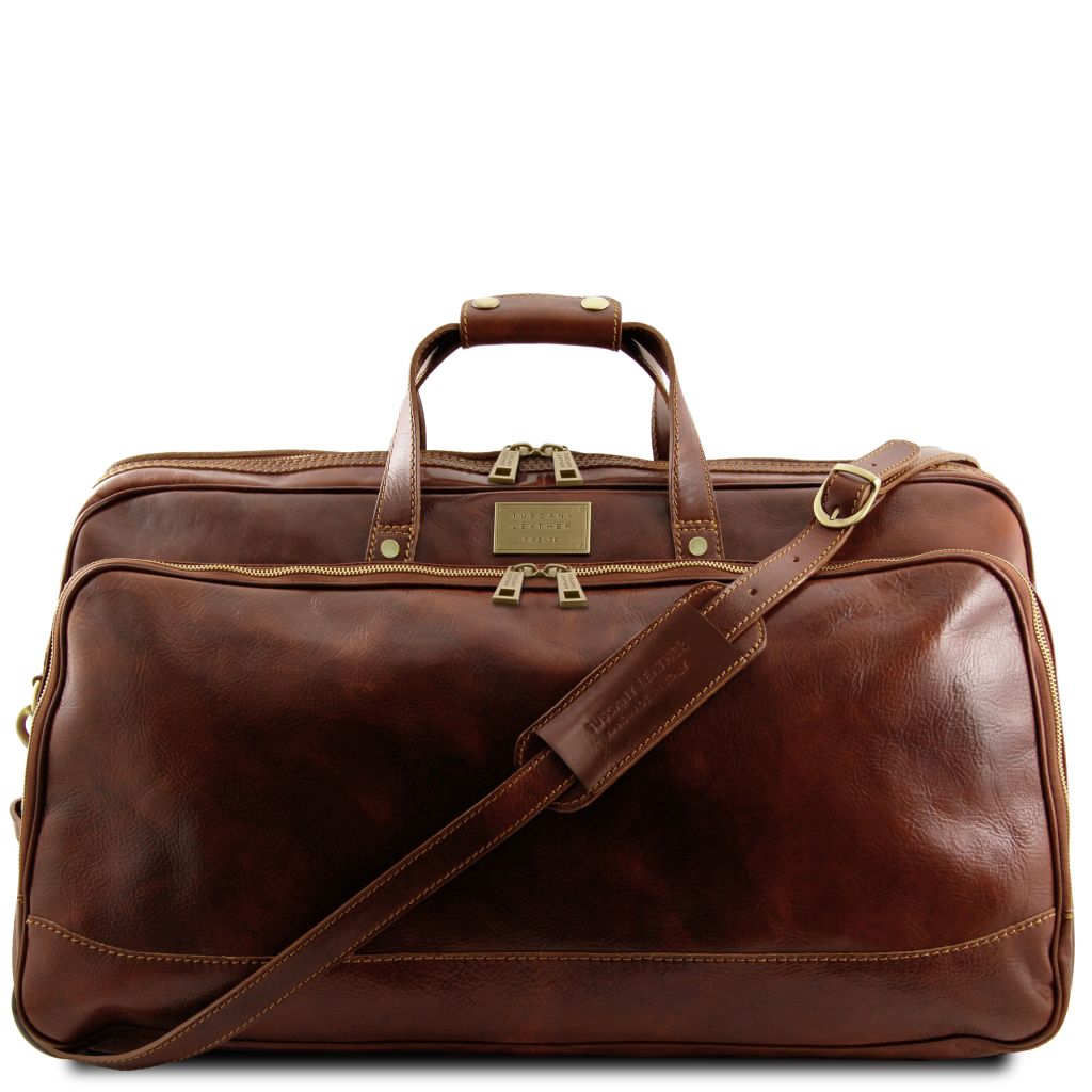bora-bora-trolley-leather-bag-large-size-tl3067 - Ruskea