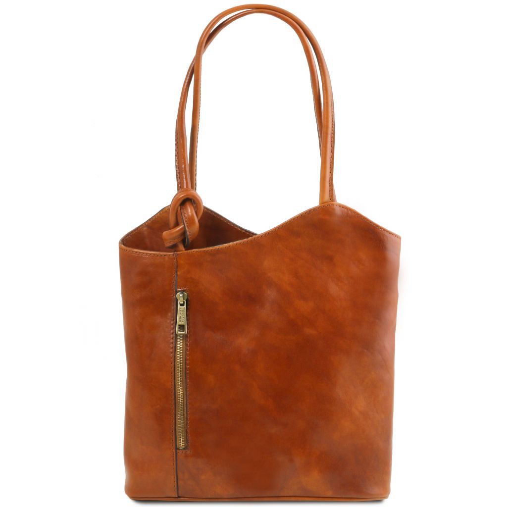patty-leather-convertible-backpack-shoulderbag-tl141497 - Hunaja
