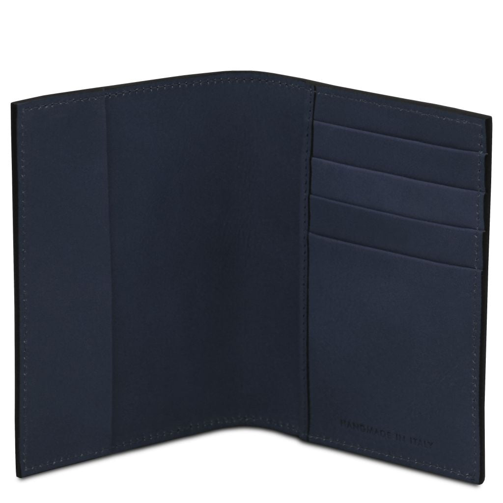 leather-passport-cover-tl142605 - Tummansininen - kuva 2