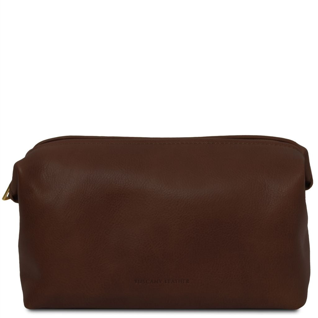 smarty-leather-toiletry-bag-large-size-tl141219 - Tummanruskea