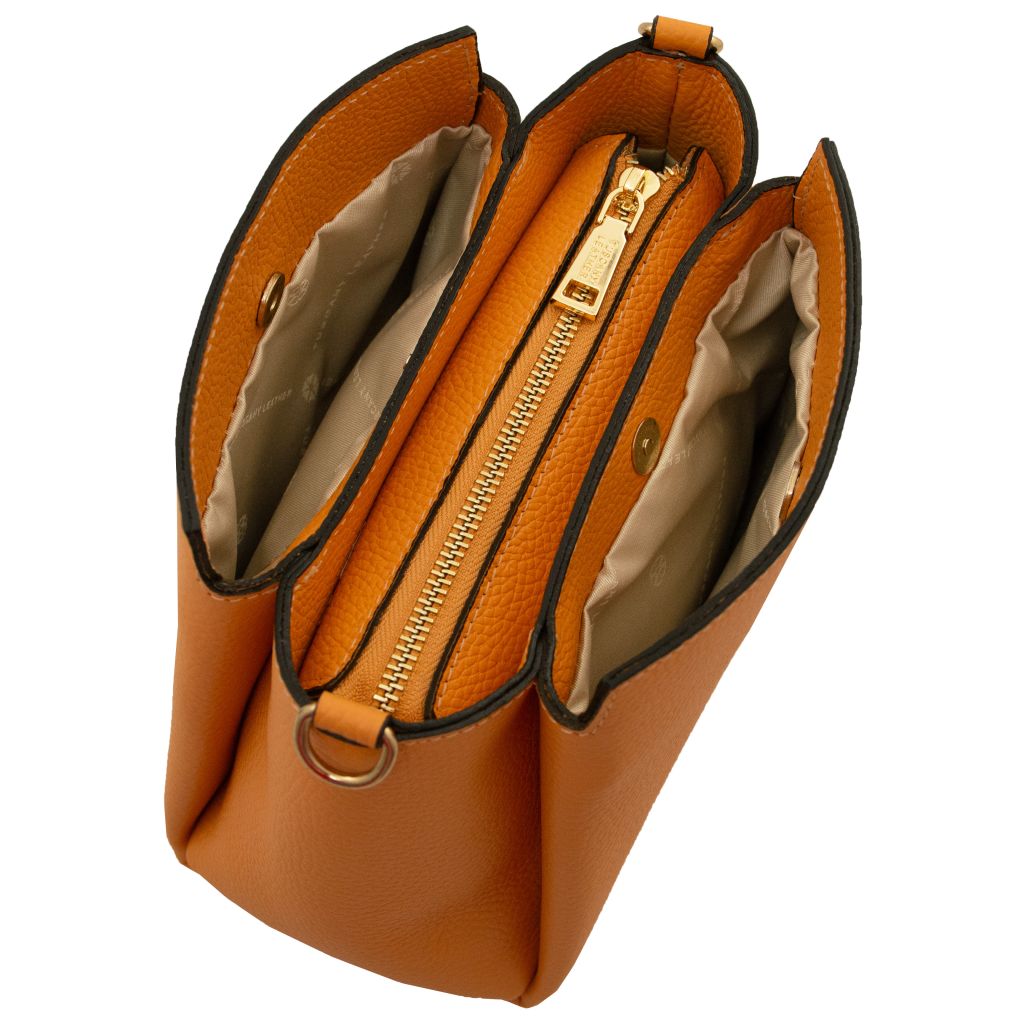 abby-leather-handbag-tl142500 - Aprikoosi - kuva 4
