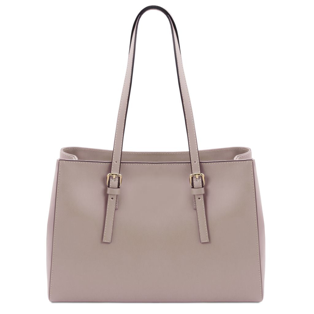 tl-bag-leather-shoulder-bag-tl142037 - Vaalea taupe - kuva 3