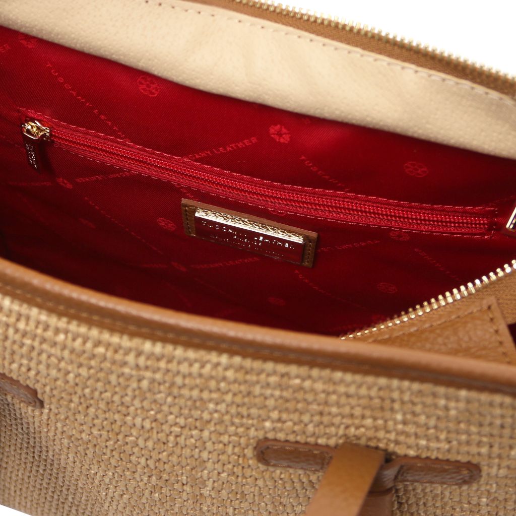 frame-raffia-shoulder-bag-tl142566 - Konjakki - kuva 5