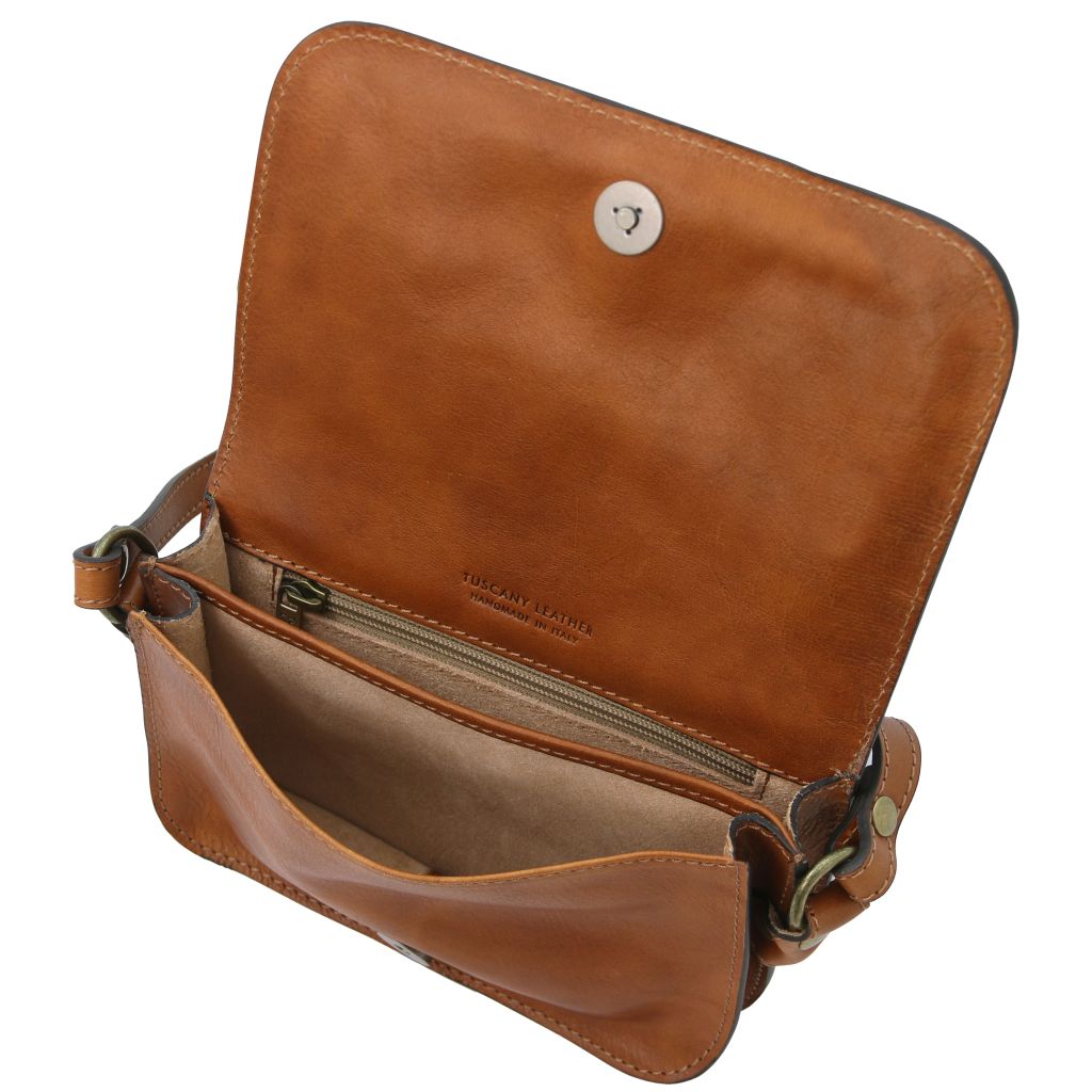 carmen-leather-shoulder-bag-with-flap-tl141713 - Luonnonväri - kuva 3