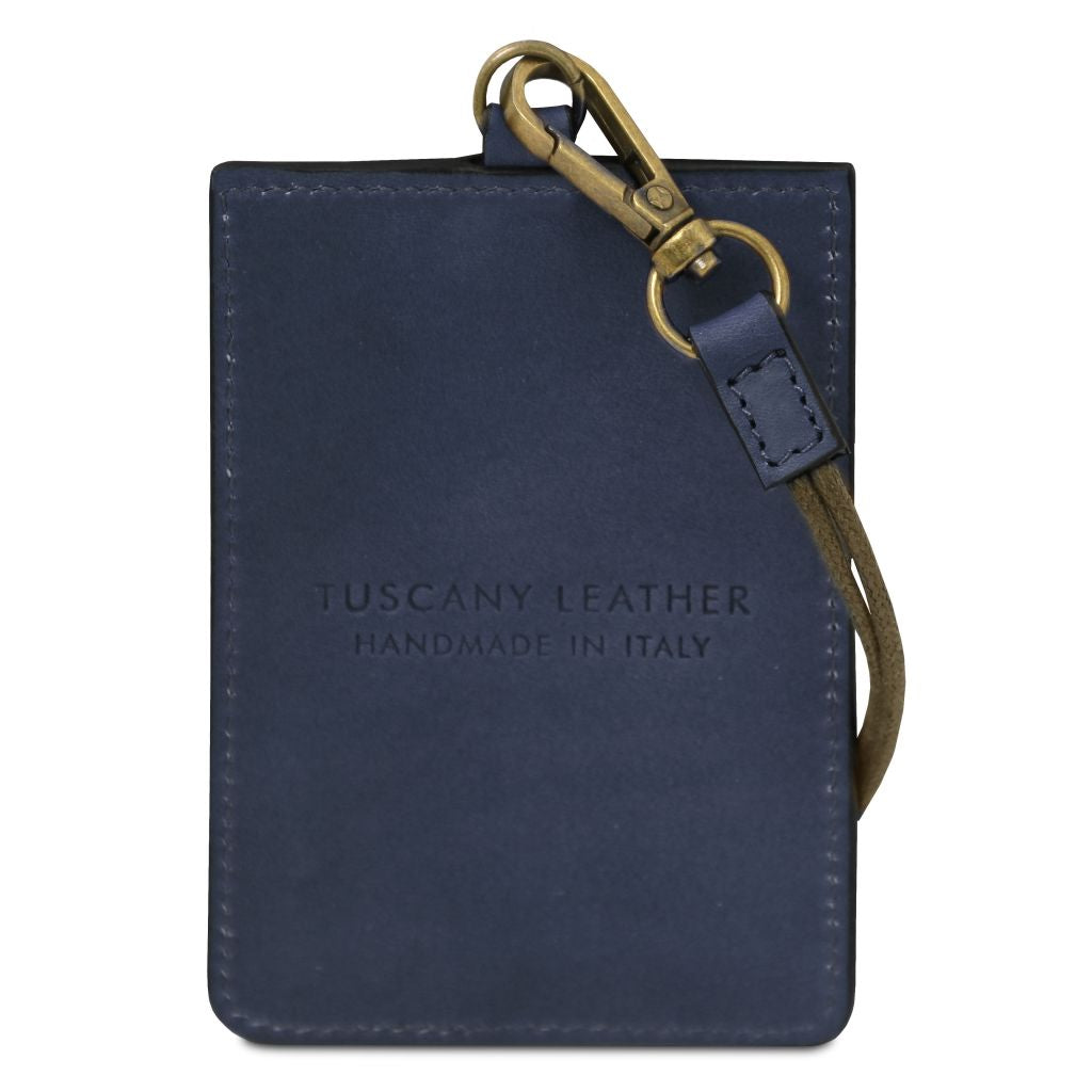 leather-badge-holder-tl142575 - Tummansininen - kuva 2
