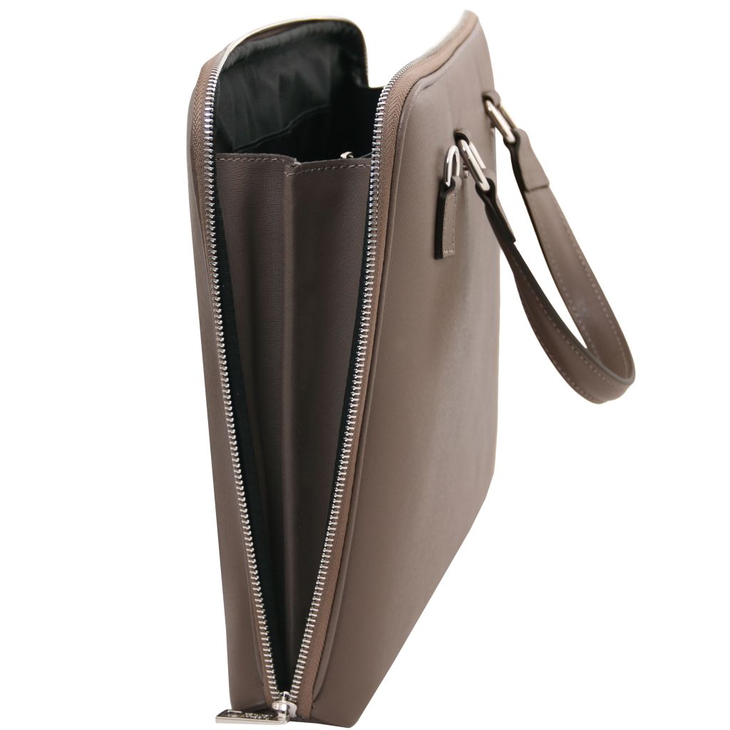 verona-saffiano-leather-business-bag-tl142547 - Tumma taupe - kuva 5