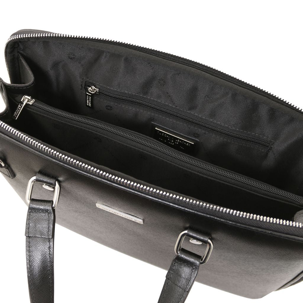 verona-saffiano-leather-business-bag-tl142547 - Musta - kuva 7