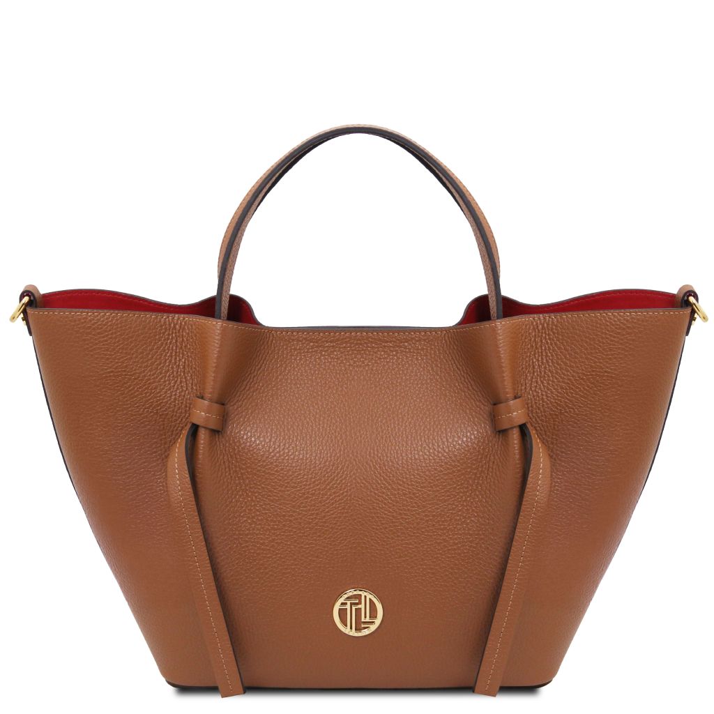 legame-leather-shopping-bag-large-size-tl142481 - Konjakki