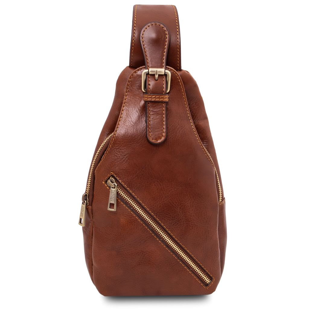 kevin-leather-crossover-bag-tl142423 - Ruskea
