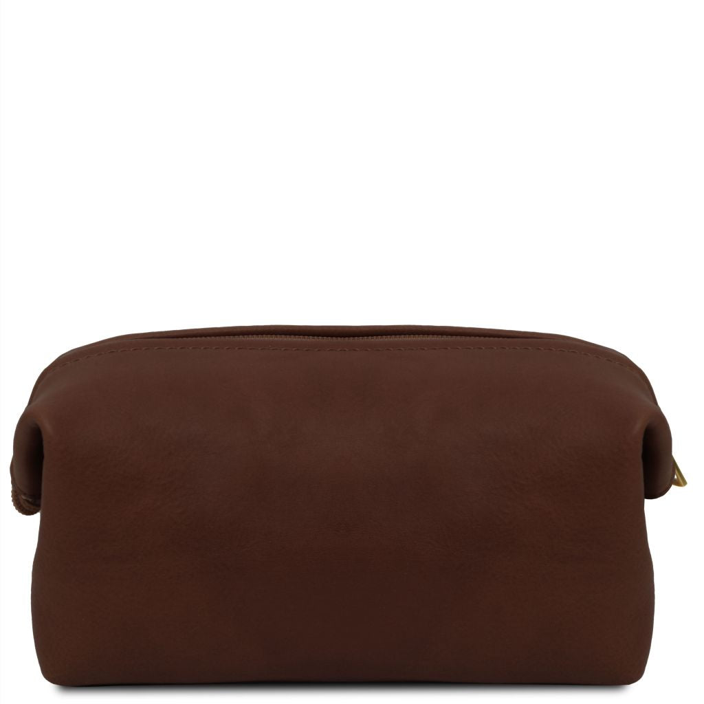 smarty-leather-toiletry-bag-small-size-tl141220 - Tummanruskea - kuva 3