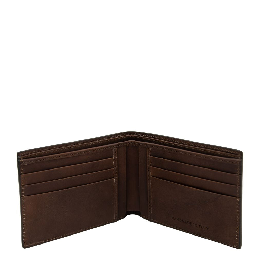 exclusive-2-fold-leather-wallet-for-men-tl142553 - Tummanruskea - kuva 2