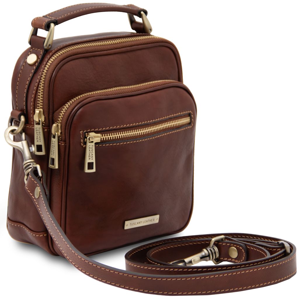 paul-leather-crossbody-bag-tl142457 - Ruskea - kuva 2