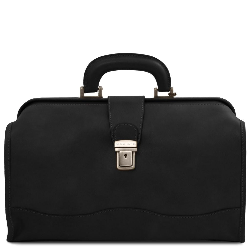 raffaello-doctor-leather-bag-tl142332 - Musta