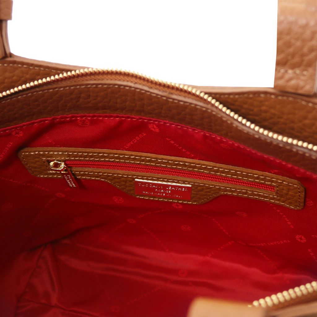 libra-leather-shoulder-bag-tl142580 - Konjakki - kuva 5