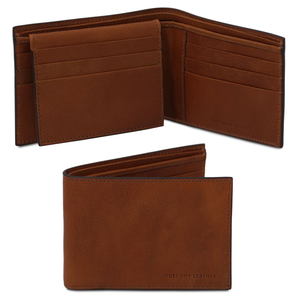 exclusive-3-fold-leather-wallet-for-men-tl142589 - Ruskea