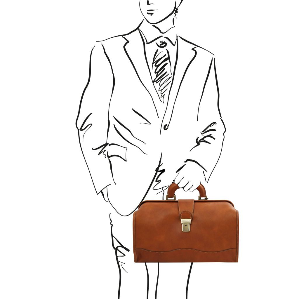 raffaello-doctor-leather-bag-tl142332 - Luonnonväri - kuva 4