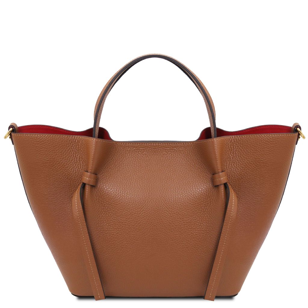 legame-leather-shopping-bag-large-size-tl142481 - Konjakki - kuva 3