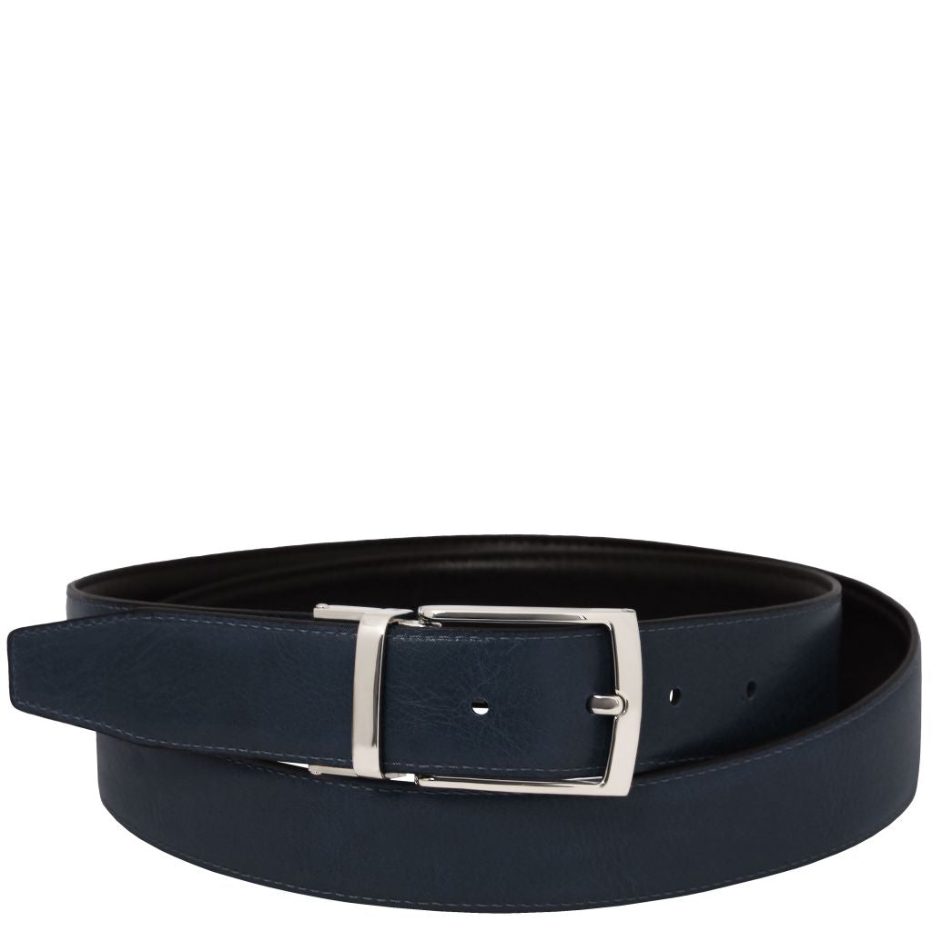 elegant-double-sided-leather-belt-35mm-in-smooth-leather-tl142541 - Tummansininen