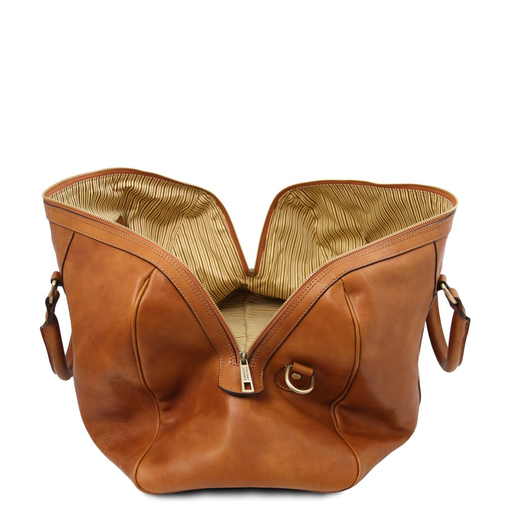 oslo-leather-travel-duffle-bag-weekender-bag-tl141913 - Luonnonväri - kuva 5