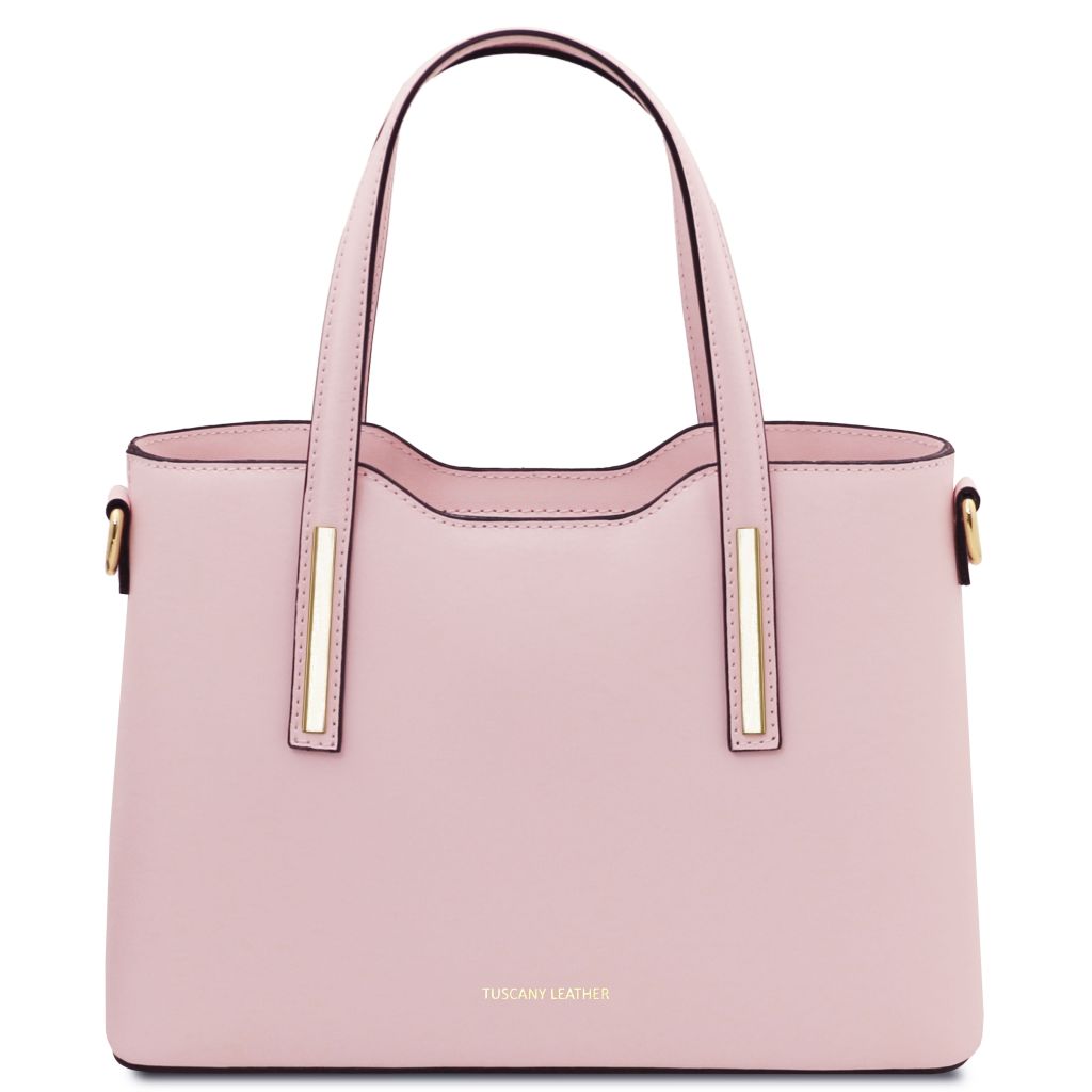olimpia-leather-tote-small-size-tl141521 - Vaaleanroosa
